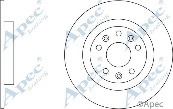 APEC BRAKING Jarrulevy DSK3131